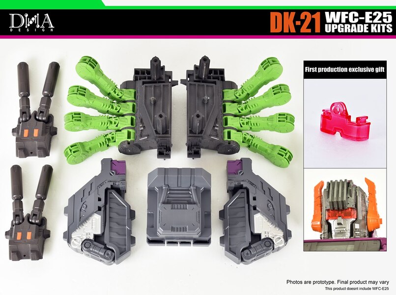 DNA DESIGN DK 19 & DK 21 WFC E25 Scorponok Upgrade Kits  (4 of 14)